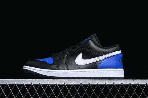 All categories Air Jordan Jordan series basketball shoes Air Jordan 1 Low G version pure original Air Jordan 1 Low AJ1 Joe 1 black and blue low-top retro basketball shoes 553558-042